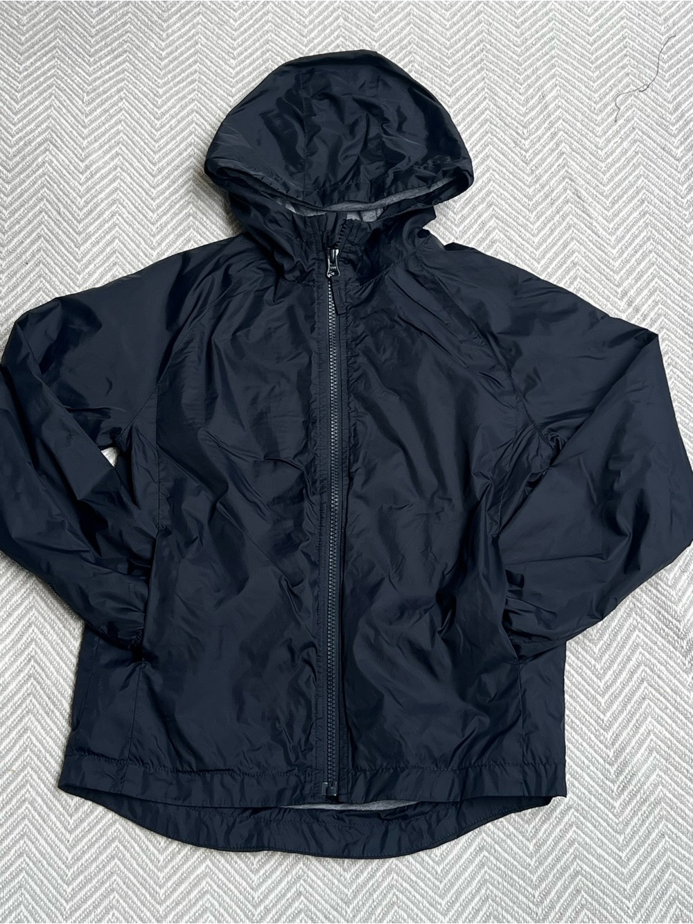 Place Kids Navy Hooded Windbreaker Jacket